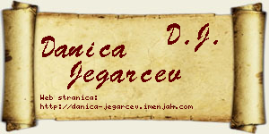 Danica Jegarčev vizit kartica